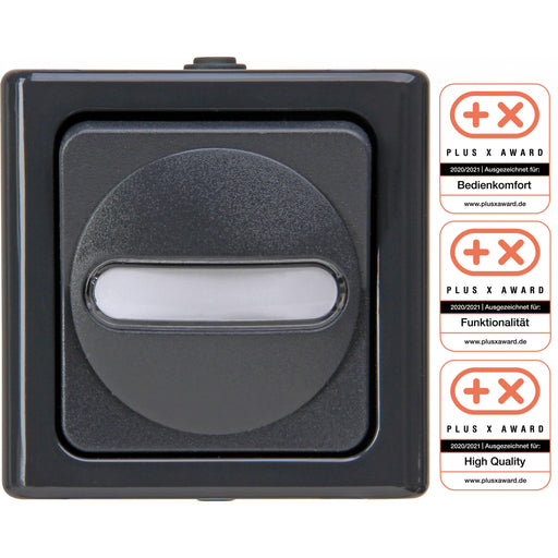 Kopp - Taster (Wechsler) 561415002 anthrazit − 5 Stück