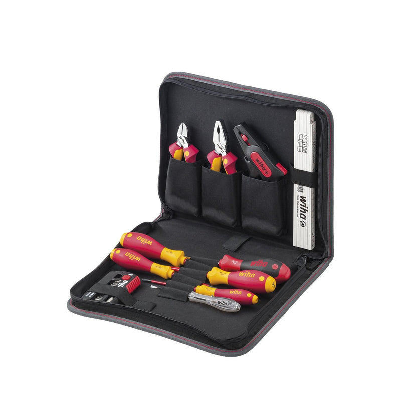 Wiha - Werkzeugset Werkzeug Set Elektriker 9300035 31-tlg. in Tasche  − 1 Stück
