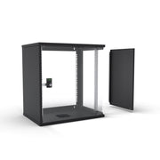 Enoc - Netzwerkgehäuse 19" Basic Wandschrank W3 12-4-S 12HE, 400mm Tief, sw