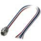 Phoenix Contact - Rundsteckverbinder, feldkonfektionierbar (Industriesteckverbinder) Einbausteckverbinder SACC-E-M 8M #1440119 5-polig M8