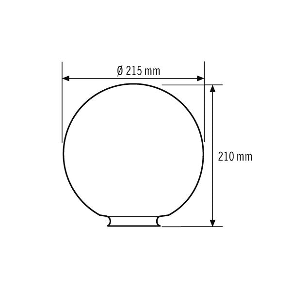 ESYLUX - Lichttechnisches Zubehör/Ersatzteile für Leuchten Ersatzglas EL10026157