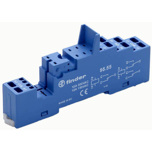 Finder - Relaissockel Zugfederklemmenfassung 95.55 − 1 Stück by Finder
