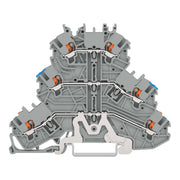 WAGO GmbH & Co. KG - Durchgangs-Reihenklemme Dreistockklemme 2200-3218 Drücker,gr − 40 Stück