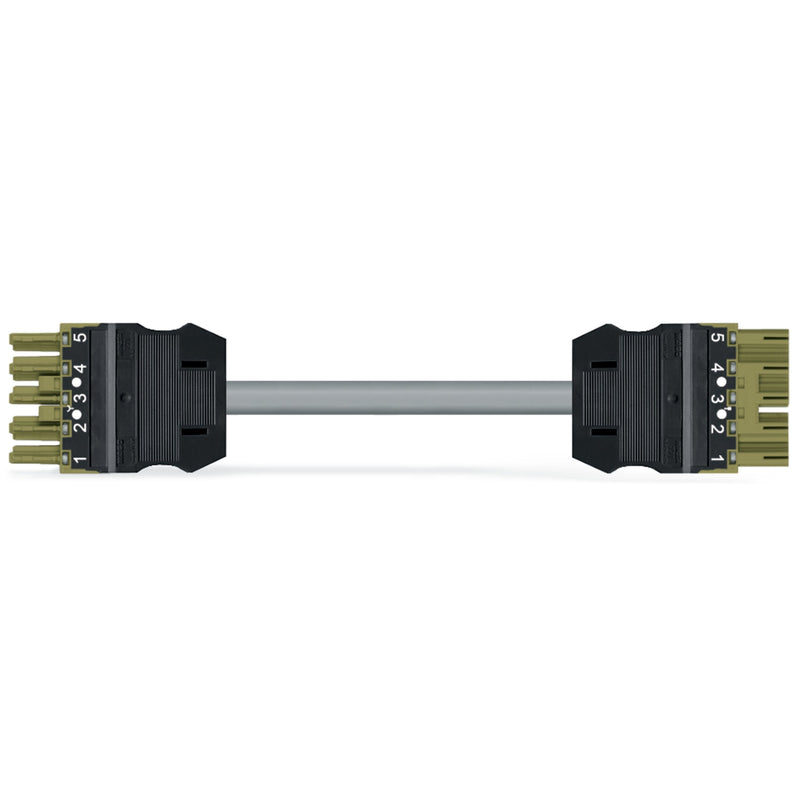 WAGO - Konfektionierte Leitung für steckbare Gebäudeinstallation konfekt.Verbindungsleitung 771-9995/005-105 Eca,Buchse Stecker