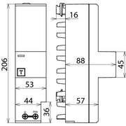 DEHN - Kombi-Ableiter für Energietechnik Kombi-Ableiter DV ZP TNC 255 DEHNventil ZP TNC