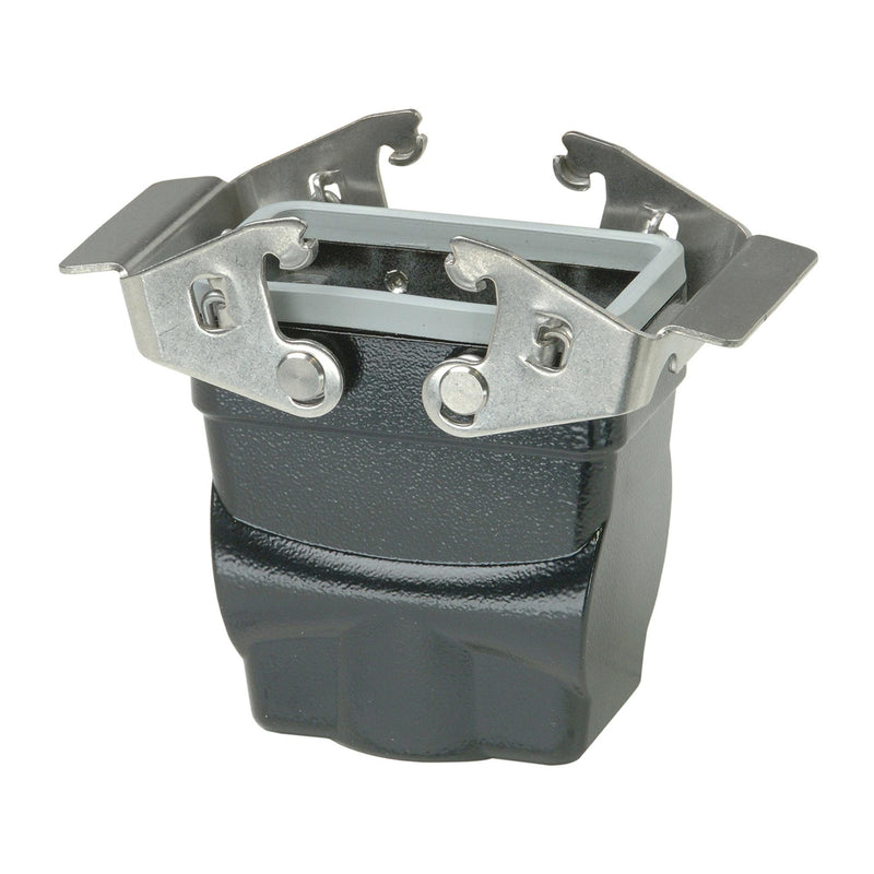 Walther Werke - Gehäuse für Rechtecksteckverbinder Kupplungsgehäuse P743610 BHT10 77,5mm hoch,sw