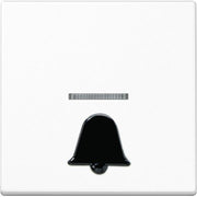 Jung - Abdeckung/Bedienelement für Installationsschalterprogramme Wippe Symbol KLINGEL aws A 590 K1KO WW für beleuchtb.Taster