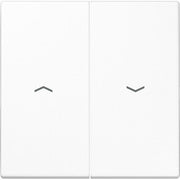 Jung - Abdeckung/Bedienelement für Installationsschalterprogramme Wippe Symbole aws LS 995 P WW für Taster
