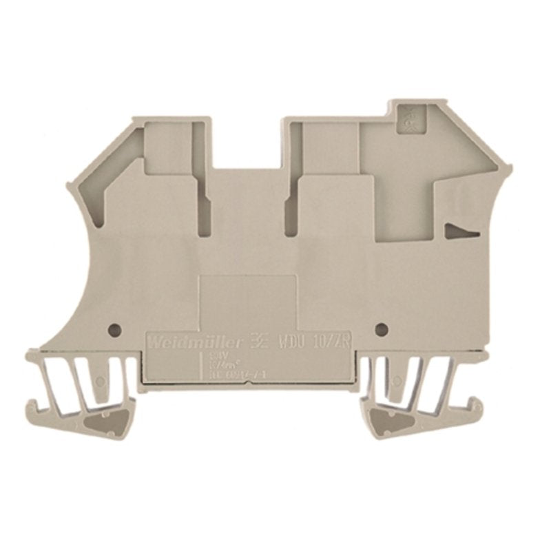 Weidmüller - Durchgangs-Reihenklemme Klemme WDU 10/ZR Schraubanschl.,10mm² − 50 Stück