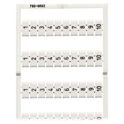 WAGO - Klemmenmarkierung WMB-Bezeichnungssystem 793-5602 S:1-10(10X) − 5 Stück