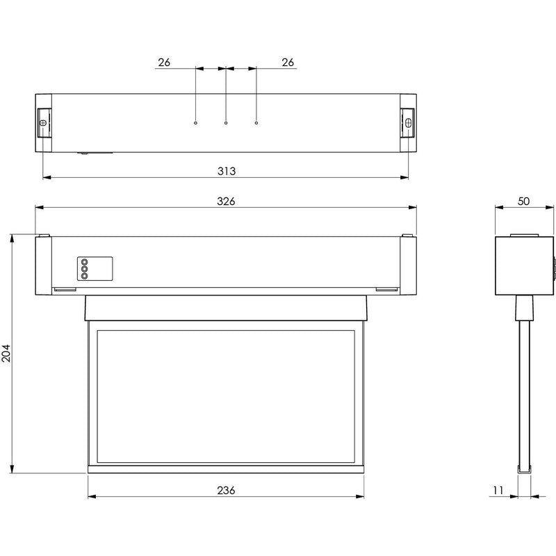 RP-Technik - Hinweisleuchte Sicherheitsleuchte KAMU403WL EB 3h, Wireless