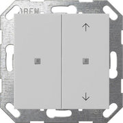 Gira - Bussystem-Tastwippe KNX Taster Wippe 2f gr 5175015 unbedruckt/Pfeile