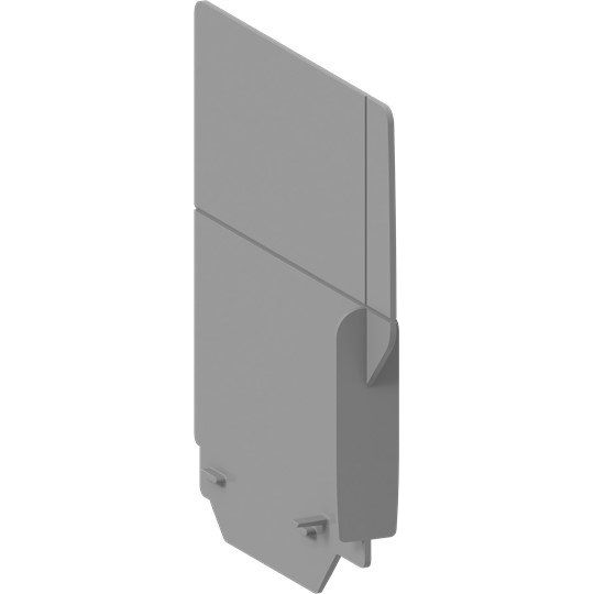 ABB Stotz S&J - Zubehör/Ersatzteile für Niederspannungs-Schalttechnik Phasentrennwand OTDCB400F/2 VPE 2