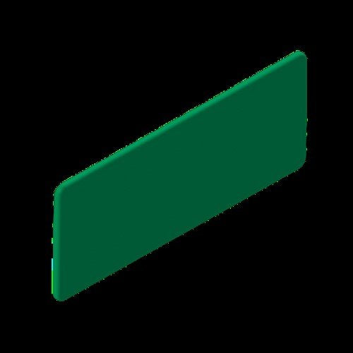 Unex - Kennzeichnungsmaterial Isolierende Kabelleiter 67010-GN U48X HF Grau − 12 Stück