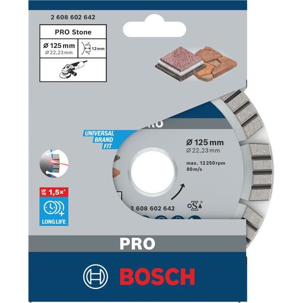 Bosch - Trenn-/Schleifscheibe Diamanttrennscheibe 2608602642 PRO Multi Material
