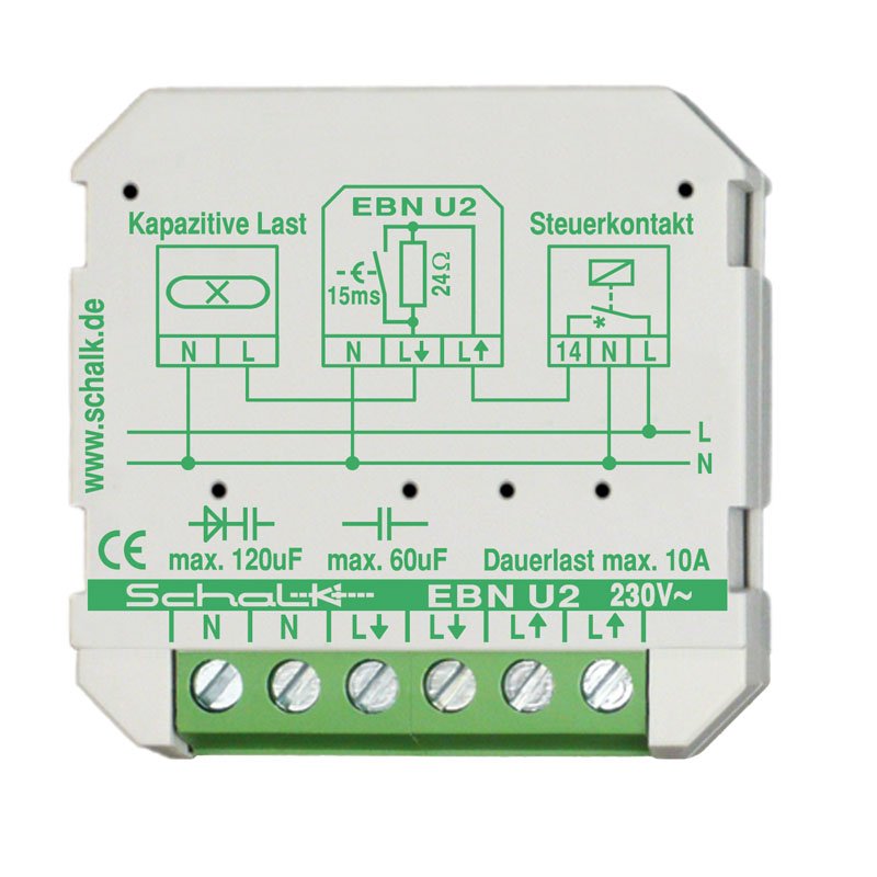 Schalk - Strombegrenzer Anlaufstrombegrenzer EBN U2 230VAC,10A UP