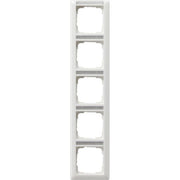 Gira - Abdeckrahmen 5-f.rw gl 111503 schriftf. senkr