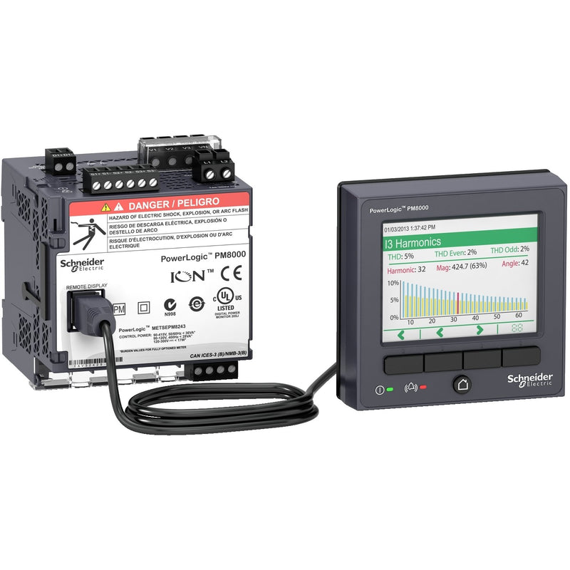 Schneider Electric - Kombimessgerät Netzanalysator ION Klasse METSEPM8314 A PowerLogic PM8314