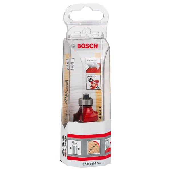 Bosch - Fräser Abrundfräser Expert for 2608629374 Wood 8 mm D 25,4 mm