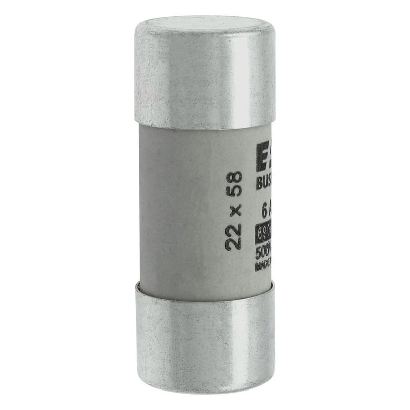 Eaton - Zylindrische Sicherung Sicherungseinsatz Nieders. CYLINDRICA#C22G6 6A AC 690V 80kA − 10 Stück