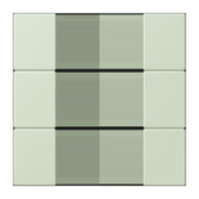 Jung - Abdeckung/Bedienelement für Installationsschalterprogramme Tastensatz 3fach LC 503 TSA 218 vert anglais pale
