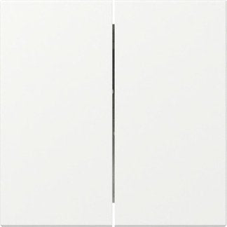 Gira - Abdeckung/Bedienelement für Installationsschalterprogramme Wippe 2f gerade 349527 Reinweiß m