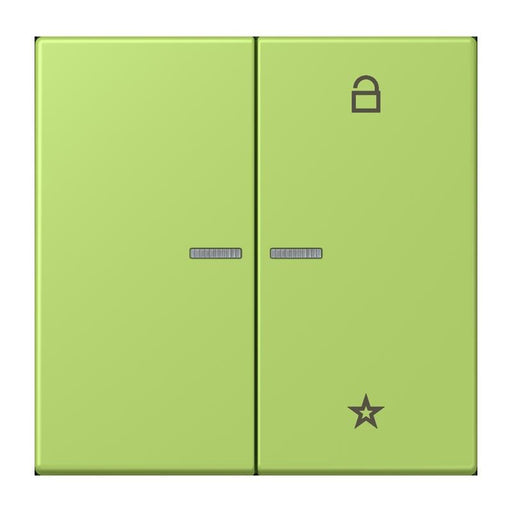 Jung - Bedienelement intelligent eNet Taster Universal 1f. FM LC 1701 221 vert clair (32052)