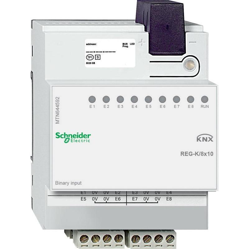 Schneider Electric - Bussystem-Binäreingang Binäreingang MTN644592 REG-K/8x10,lichtgrau