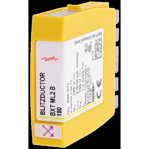 DEHN - Kombi-Ableiter für Informations-/MSR-Technik Blitzstromableiter-Modul BXT ML2 B 180 f.Blitzductor XT