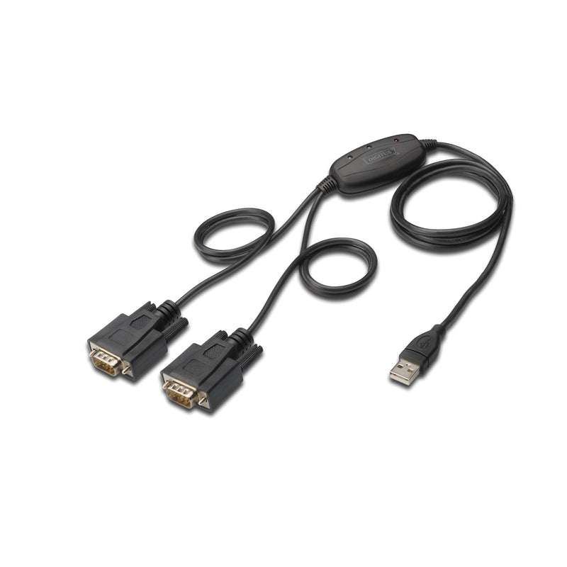 DIGITUS - Schnittstellenwandler USB zu Seriell-Adapter DA-70158 RS232 2 x RS232