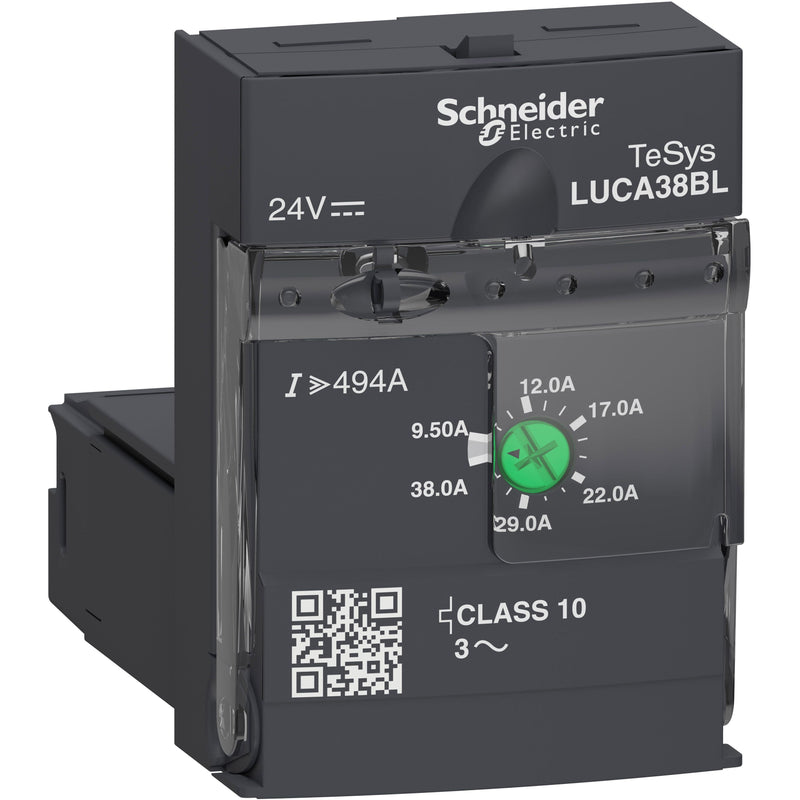 Schneider Electric - Auslöseblock für Leistungsschalter Steuereinheit 9,5-38A 24V LUCA38BL DC