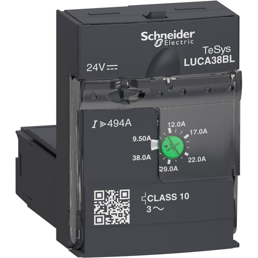 Schneider Electric - Auslöseblock für Leistungsschalter Steuereinheit 9,5-38A 24V LUCA38BL DC