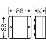 Hensel - Dose, Gehäuse für Montage auf der Wand/Decke Kabelabzweigdose DE 9325 1,5-2,5qmm 3ph. 4qmm