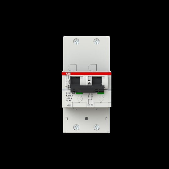 ABB Stotz S&J - Selektiver Hauptleitungsschutzschalter Hauptlastschalter S752DR-K80 25kA,80A,2P