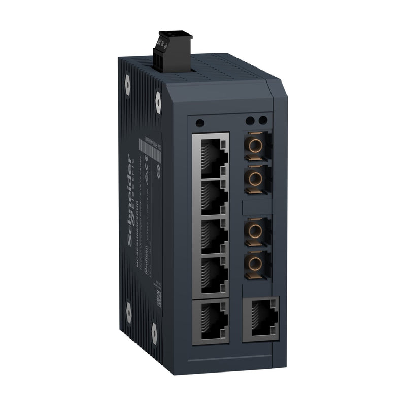 Schneider Electric - Netzwerk Switch Modicon Unmanaged Switch MCSESU083F2CU0 6 Ports Kupfer