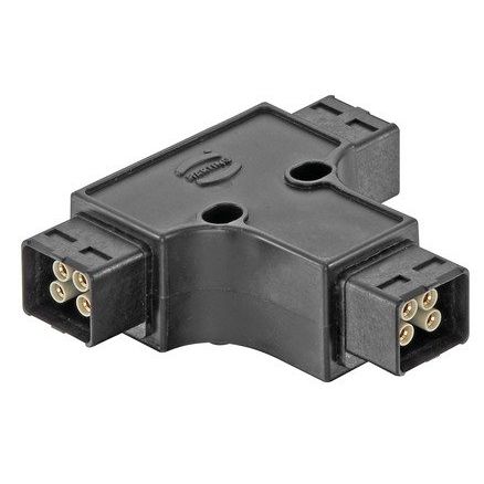 Harting - Installationskleinverteiler Energieverteiler 3xHan 09120084770 ARTING PushPull