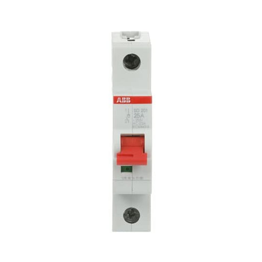 ABB Stotz S&J - Schalter für Reiheneinbau Lasttrennschalter SD201/25 1-polig, 25A