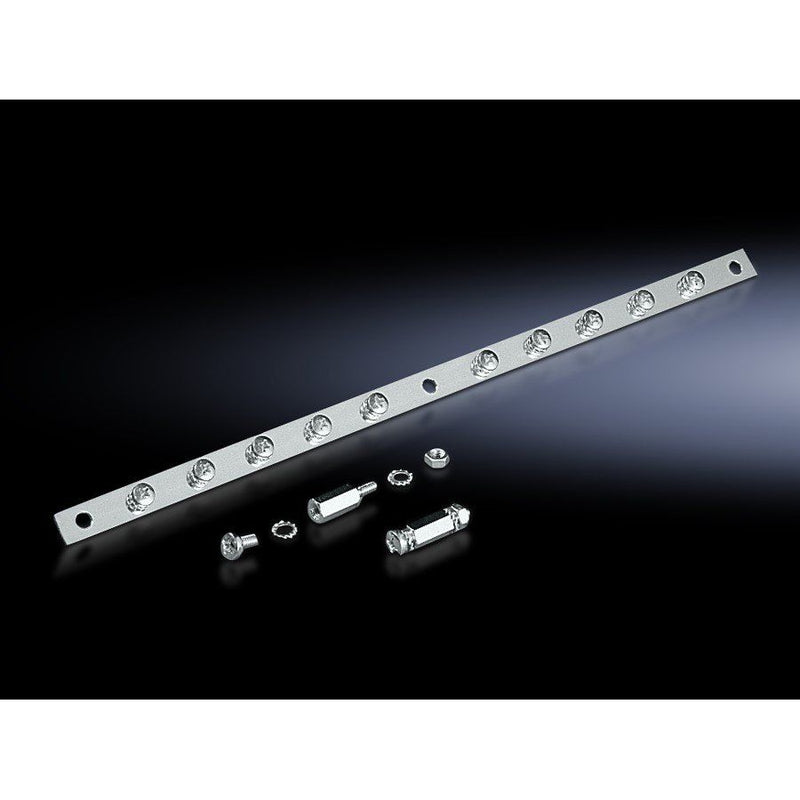 Rittal - Erdungsschiene für Verteiler Schirmschiene PS 2413.375 B=375mm