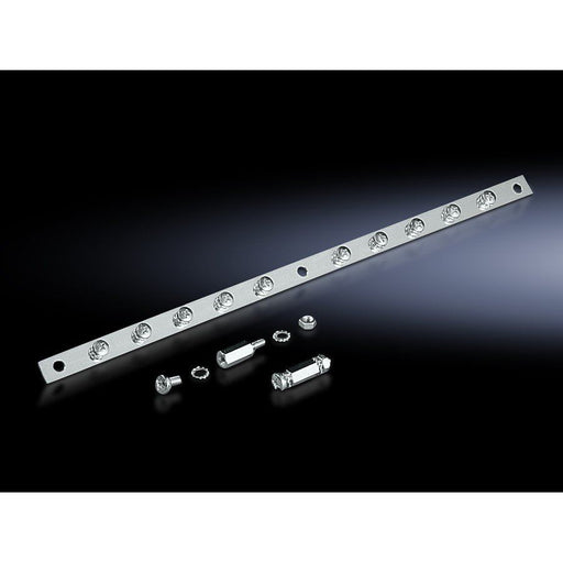 Rittal - Erdungsschiene für Verteiler Schirmschiene PS 2413.375 B=375mm
