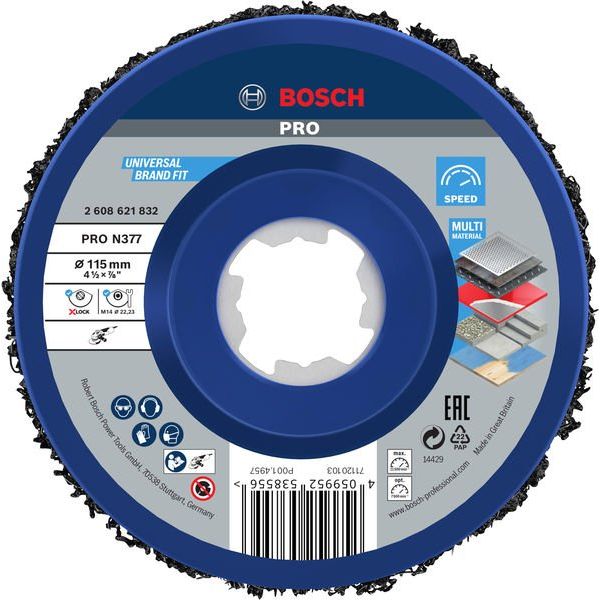 Bosch - Trenn-/Schleifscheibe PRO N377 2608621832 Reinigungsscheibe