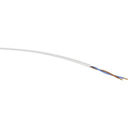 Energiekabel < 1 kV, für ortsveränderlichen Einsatz H03VV-F 2x0,5 ws Ri. 50 H03VV-F 2x0,5 ws Schlauchltg PVC − 50 Meter