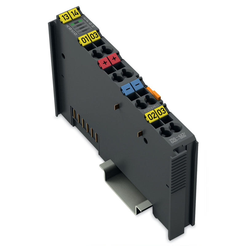 WAGO - Feldbus, Dez. Peripherie - Digitales Ein-/Ausgangs-Modul 2-Kanal-Digitaleingang 750-427/040-000 DC 10 V,3 ms,dgr