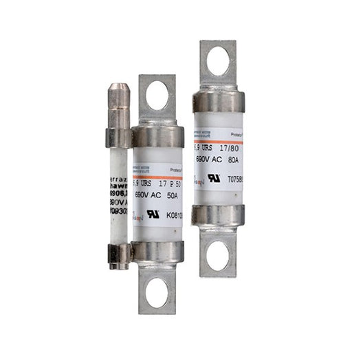 Mersen - Messersicherung Sicherungseinsatz HL 6,9URS17/63 17x49 BS88 63A690V − 10 Stück