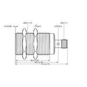 Turck - Induktiver Näherungsschalter Sensor BI12M302APS8X2H1141 induktiv