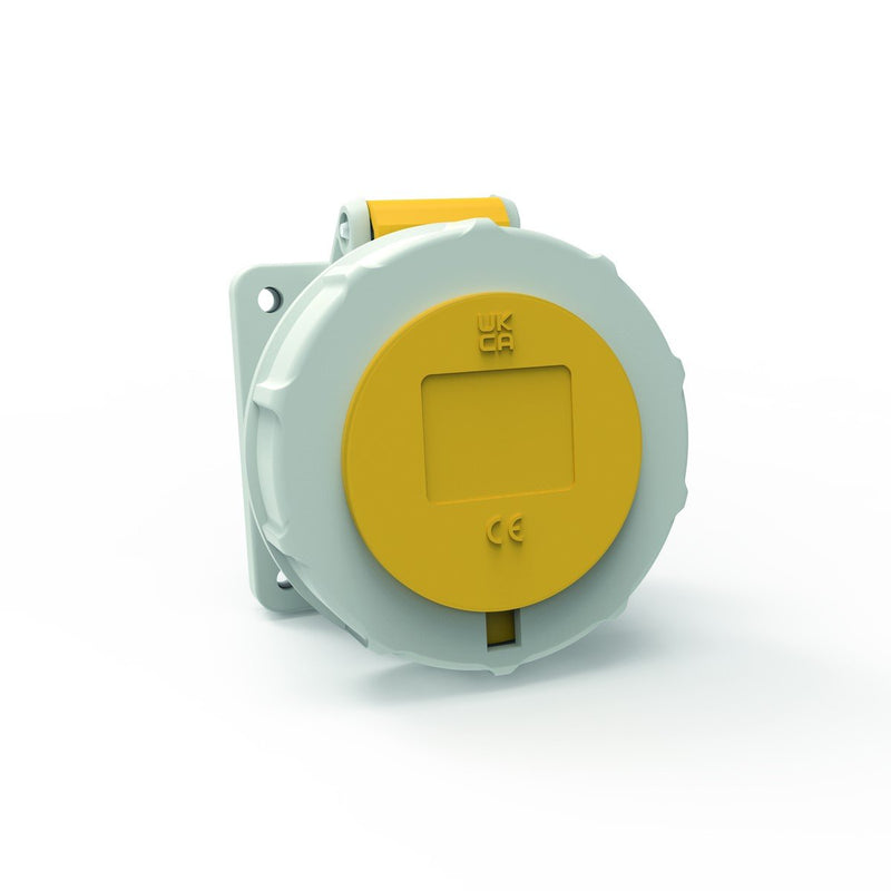 Bals Elektrotech - CEE-Anbausteckdose (IEC 60309) Anbausteckdose gerade 137431 16A 5p 110V 4h IP67 − 10 Stück