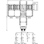 Hensel - Sicherungskasten PV-Wechselrichter-Sammler Mi PV 5341 220kVA