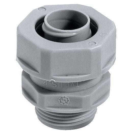 Lapp Zubehör - Kunststoff-Schutzschlauch-Verschraubung SILVYN-USK-M-25X1,5-SGY USK-M 25x1,5 SGY − 25 Stück