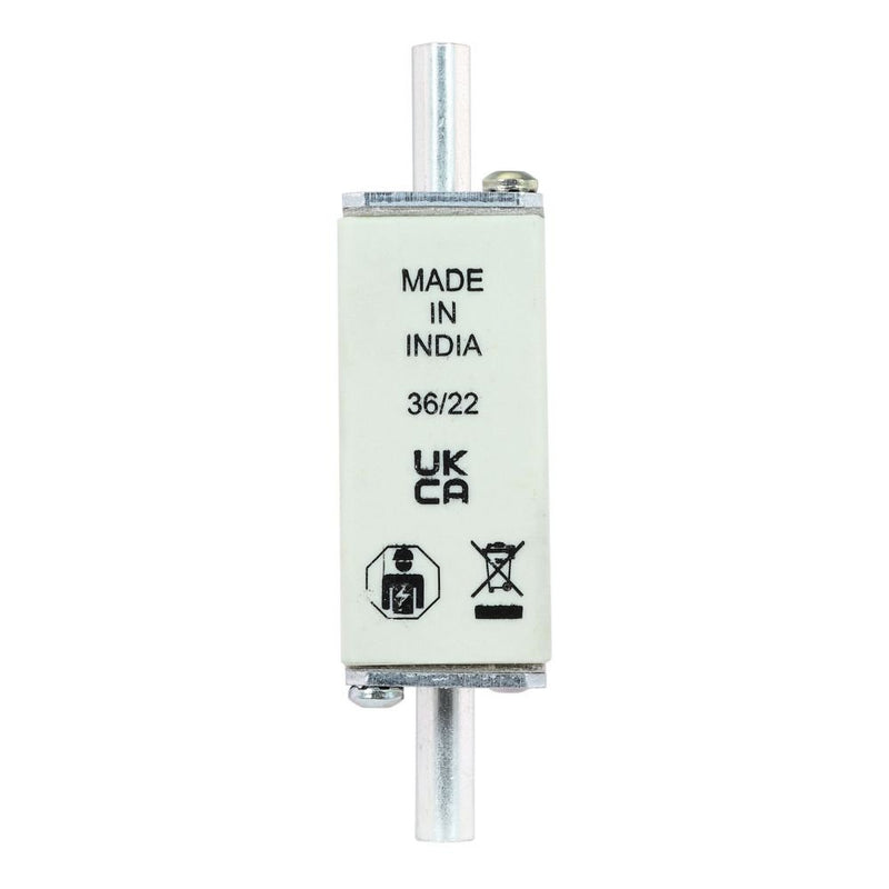 Eaton - Messersicherung Sicherungseinsatz Nieders. NH FUSE 32#32NHG000B 32A AC 500V 120kA − 3 Stück