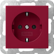 Gira - Steckdose SCHUKO-Steckd. System 55 4455108 Rot