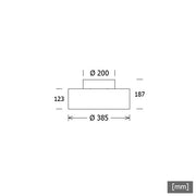 LTS Licht&Leuchten - Decken-/Wandleuchte LED-Anbauleuchte PLL 26.385 #642212 PLL 830 DALI sw